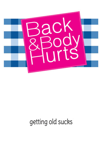 Birthday Greeting Card - Getting Old Sucks