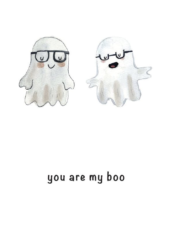 Love Greeting Card - You Are My Boo