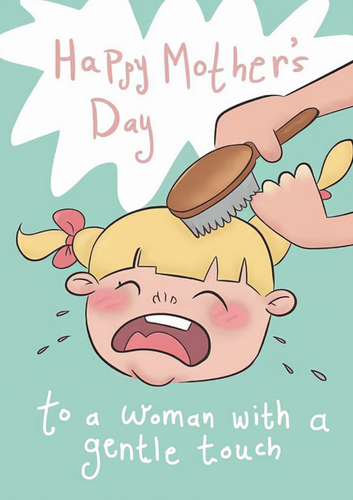 Mother's Day Greeting Card - Gentle Touch
